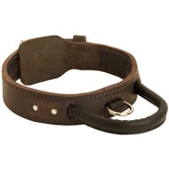 Extra Durable Leather Boxer Collar with Handle for Attack Training Extra Durable Leather Boxer Collar with Handle for Attack Training