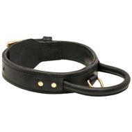 Extra Durable Leather Boxer Collar with Handle for Attack Training Extra Durable Leather Boxer Collar with Handle for Attack Training