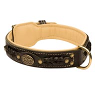 Boxer Leather Collar Braided Boxer Leather Collar Braided