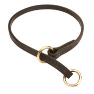 Boxer Leather Choke Collar Effective Training Boxer Leather Choke Collar Effective Training
